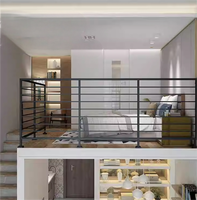 Balustrades et mains courantes de balcon sur mesure de haute qualité, design contemporain, en acier au carbone et aluminium, directement de l'usine, garantie 1 an