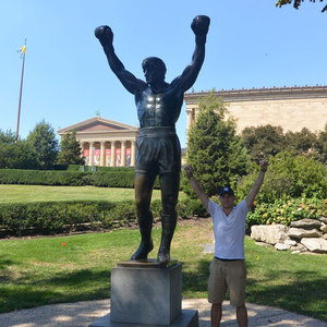 Vincentaa Life Size Sports Escultura Bronce <span class=keywords><strong>Sylvester</strong></span> Stallone Rocky Ballboa Estatuas DE BRONCE al aire libre - Product Image 2