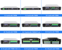 Amplificateur optique à fibre FTTH CATV 1550nm 16db-23dbm WDM 4 ports 8 ports MINI EDFA