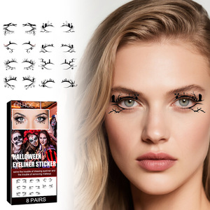 Halloween Horreur Mode Fête Maquillage Outils Chauve-Souris Araignée <span class=keywords><strong>Fard</strong></span> À Paupières Décoratif Autocollants Ingrédients Minéraux <span class=keywords><strong>Eye</strong></span> <span class=keywords><strong>Liner</strong></span> - Product Image 6
