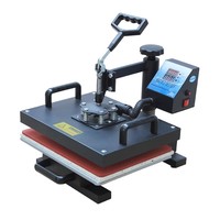 Máquina de Prensa de Calor Deslizante de 38x38 cm con Control Digital para Sublimación y Transferencia en Camisetas