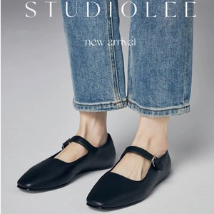 <span class=keywords><strong>Scarpe</strong></span> basse in morbida pelle Mary Jane da donna con motivo solido con soletta in vera pelle in posizione superiore poco profonda - Product Image 3