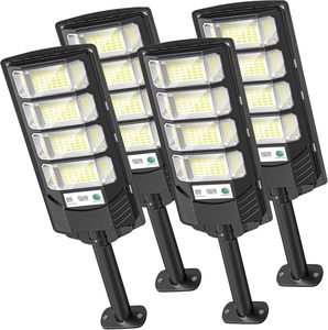 Lámparas Solares LED para Exteriores Todo en Uno de 7000K y 8000W, Impermeables, con Sensor de Movimiento, para Jardín, Estacionamiento, IP65, ABS, Certificación CE, para Carreteras - Product Image 1