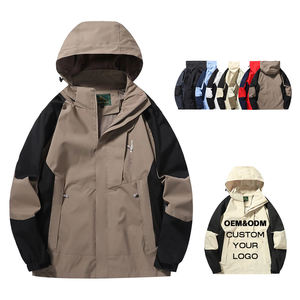 Veste <span class=keywords><strong>de</strong></span> <span class=keywords><strong>randonnée</strong></span> imperméable à capuche pour <span class=keywords><strong>femme</strong></span>, veste softshell coupe-vent, vêtements imperméables et respirants - Product Image 3