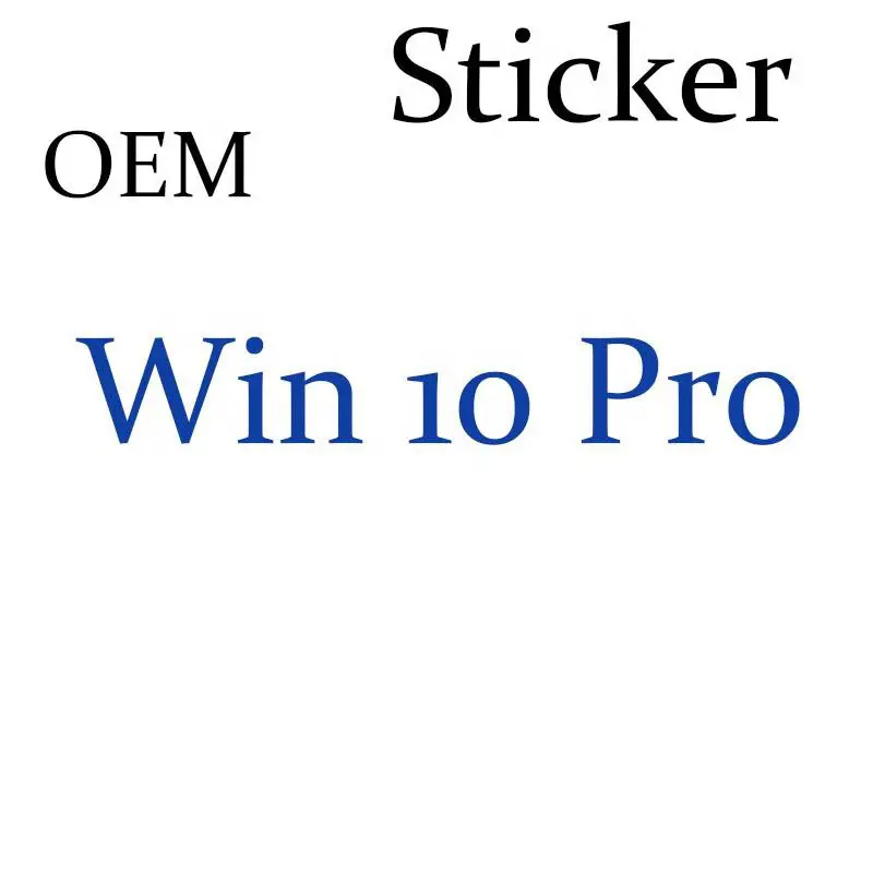 Global Win 10 Pro OEM stiker Win 10 stiker profesional Win 10 COA stiker kapal cepat