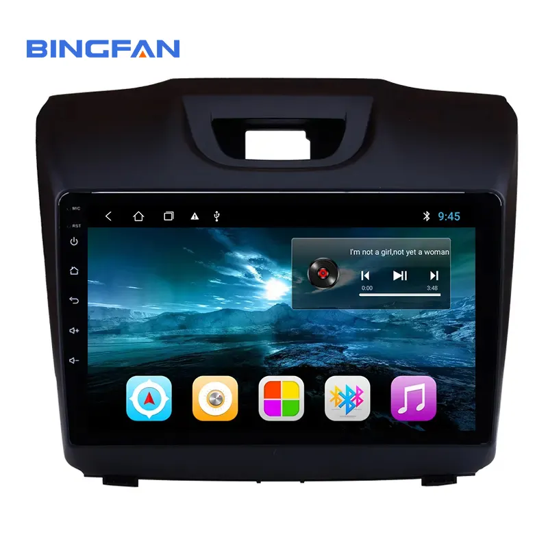 Android 9.0 system car player with gps navigator radio for For ISUZU D-MAX Chevy Chevrolet S10 Trailblazer 2012-2017