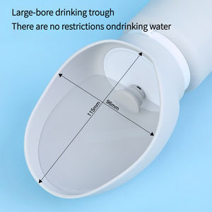 Forniture per animali domestici cane e gatto da viaggio in Silicone moderno solido pieghevole impermeabile pieghevole bottiglia portatile per passeggiate all'aperto - Product Image 5