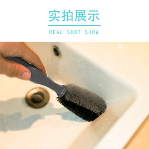 Car Wheel <b>Brush</b> Grey Nylon Grip Handle <b>For</b> <b>Cleaning</b> <b>Brushes</b> - Product Image 5
