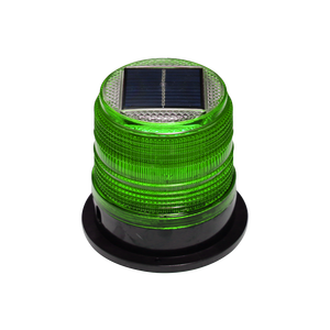 Luce di Segnalazione Solare LED Ambra Lampeggiante per Sicurezza Stradale, Luce di Avvertimento per Auto - Product Image 1