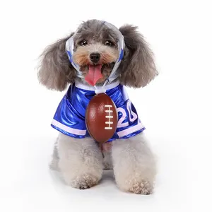 2024 Digital Element Rugby Clothing Cats Small & Medium Dogs Cute Pet Clothing Dog Clothing