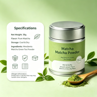 Poudre de Matcha Cérémonial Certifiée en Marque Blanche OEM en Boîte de 30g – Faible MOQ