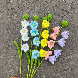 Twisted Stick Finished Wind Chime <b>Flower</b> Material Hand-Woven <b>Artificial</b> <b>Flower</b> Home Decoration <b>Artificial</b> <b>Flower</b> Gift - Product Image 2