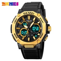 SKMEI Hersteller Neuerscheinung 2219 Hochwertige G-Style Uhr Herren Outdoor-Sport Dual-Display Analog Quarz Digital Datumsanzeige Uhr