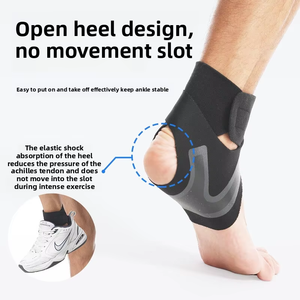 Penahan penopang pergelangan kaki dengan tali Neoprene dan perban nilon bungkus pelindung pergelangan kaki membungkus # AH-20 - Product Image 4