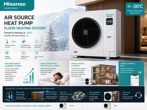 Climatiseur central multi-split VRF intelligent Hisense Fengfan Jia à économie d'énergie, best-seller, avec unité de refroidissement et de chauffage - Product Image 3