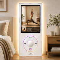 Miroir LED personnalisable ODM avec capteur de mouvement, contrôle tactile, éclairage réglable, design sans cadre, indice de protection IP44, moderne, pour hôtel, salle de sport, beauté