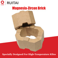 Brique ronde en magnésie-zircone à haute densité, bonne stabilité thermique, excellente résistance à l'érosion et à la perméation