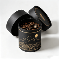 Boîte cylindrique en papier personnalisée, jetable et recyclable, pour emballage écologique de thé, café, bougies et cadeaux de luxe – Vente en gros