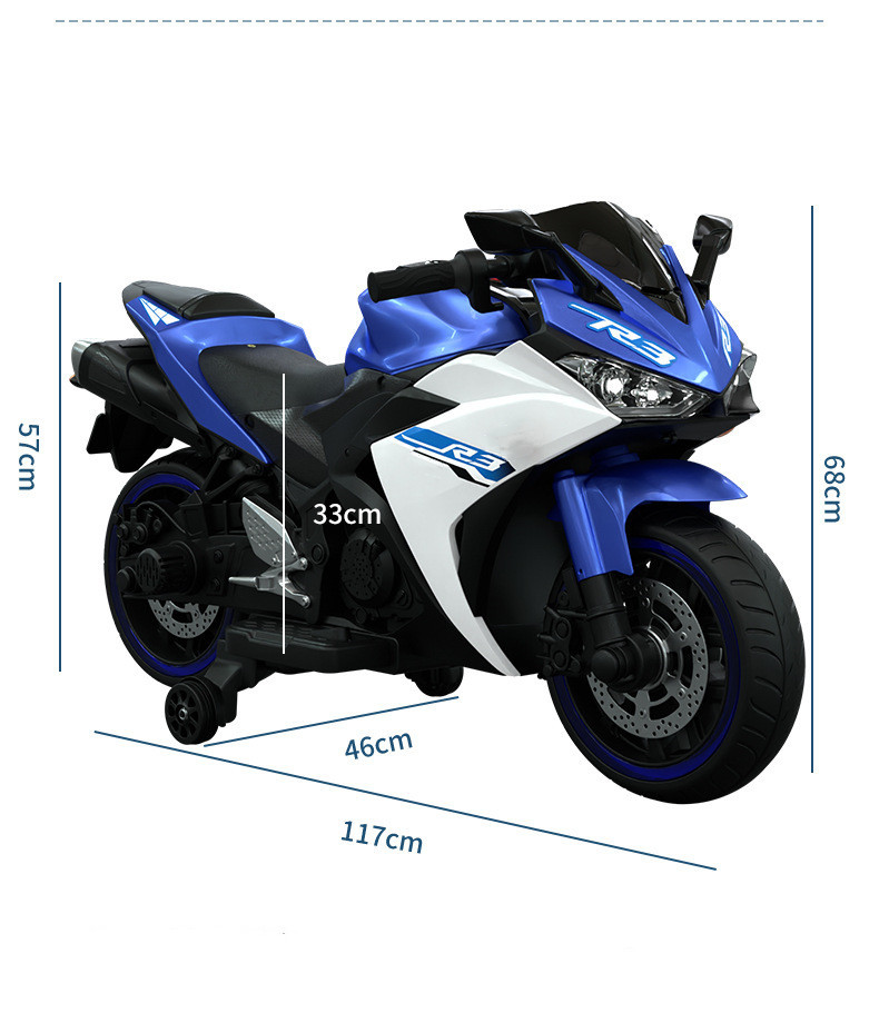Moto Eléctrica Para Niños BABYCOCHES 350W - 2 Velocidades (8/16 Km/h), Neumáticos 12'', Batería 24V, Para Edades 3-8 Años, Color Rosa