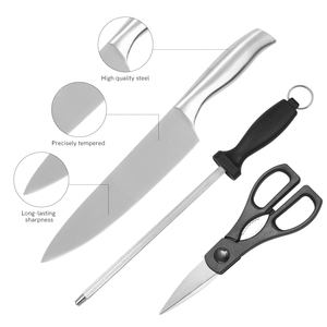 Bộ <span class=keywords><strong>16</strong></span> Món Dao Nhà Bếp Bằng Thép Không Gỉ Cacbon Chất Lượng Cao Với Giá Đỡ Dao Bộ Đầu Bếp Bộ Dao Nhà Bếp Nakiri - Product Image 3