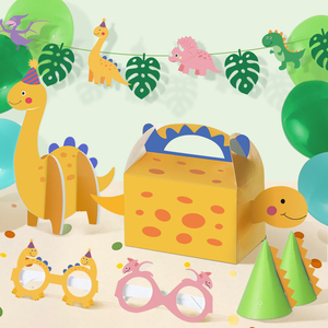 Xieli <strong>Dinosaur</strong> <strong>Birthday</strong> <strong>Party</strong> Supplies Kids <strong>Birthday</strong> <strong>Party</strong> Decoration Set - Product Image 2