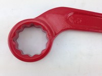 Clé à douille à poignée courbée antidéflagrante de qualité industrielle en bronze d'aluminium/cuivre au béryllium