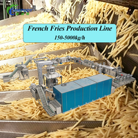 Usines de transformation de collations industrielles Shepody, ligne de production complète de frites surgelées, machine automatique de fabrication de frites