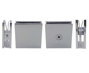 Pince d'angle carrée <span class=keywords><strong>pour</strong></span> porte en verre, quincaillerie, accessoires de salle de bains, douche, murale, très résistante, 10 pièces - Product Image 2