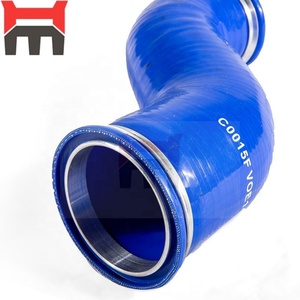 สายยางซิลิโคนรถขุด EC240B EC290B สายอินเตอร์คูลเลอร์ 14618183 ขายดี - Product Image 2