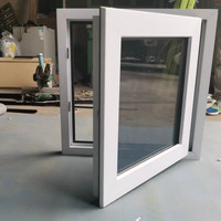 Fenêtre à battant en PVC en gros, double vitrage teinté, insonorisée, haute sécurité, économie d'énergie, certifiée Energy Star pour l'extérieur