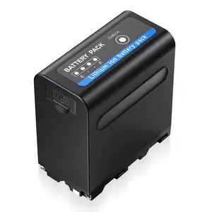 máy ảnh kỹ thuật số pin sony Suppliers-Bộ Pin Máy Ảnh Kỹ Thuật Số Powerextra Đa Chức Năng 6600MAh Có Cổng USB Cho SONY NP-F 950 NP-F 960