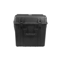 Étui de transport d'équipement personnalisé en plastique rigide, mallette de rangement pour le transport aérien