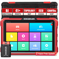 Kingbolen K10 PRO Herramienta de Diagnóstico Automotriz Profesional Avanzada de Sistema Completo, Mapa de Topología, Código de Unidad de Control Electrónico, FCA Automático
