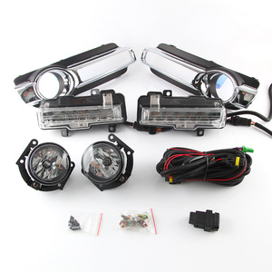Feux de jour à LED DRL avec clignotants et feux antibrouillard pour Mitsubishi Pajero V93 V97 Montero <span class=keywords><strong>Shogun</strong></span> 2015 2016 2017 2018 2019 - Product Image 5