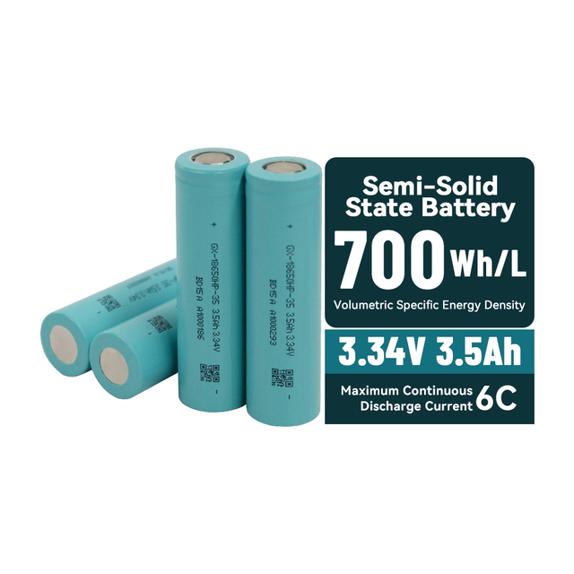 EXLIPORC Stronger Semi-Solid State 3.34V 3500mAh Rechargeable Lithium Battery for UPS and Home Appliances