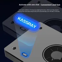 Lampe LED pour aquarium KASSRAY Smart Coral Light WiFi, télécommande et application Bluetooth, 240W, spectre complet, pour poissons de récif