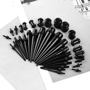 Zesen Fashion Designer 50 Peças Set Cone Brincos-Acrílico Piercing Jóias Canal <span class=keywords><strong>Taper</strong></span> <span class=keywords><strong>Ear</strong></span> Expansão - Product Image 2