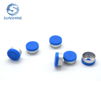 Botol Kaca Borosilikat SUNSHINE 2ml dengan Penutup Karet dan Sablon untuk Vaksin Cair Sensitif