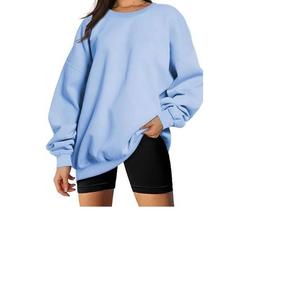 Sweatshirts unis à col rond de qualité supérieure avec logos personnalisés disponibles aux prix pour l'exportation des femmes du fournisseur BD - Product Image 3