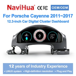 Nouvel écran LCD de tableau de bord 12,3 pouces pour Porsche Cayenne 958 2011-2017, compteur de vitesse numérique, cockpit virtuel, Carplay, écran fantôme - Product Image 3