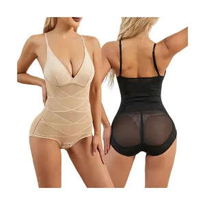 بدلة جسم نسائية عالية الجودة رافع للمؤخرة النحيف ، تحكم في البطن بالكامل Shapewear