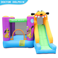 Château gonflable à thème chien mignon et adorable, château de saut gonflable pour enfants à vendre