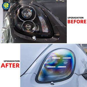 YU GUANG para Porsche 981 Boxster 718 981 2012 2015 Farol Atualização Head Lens LED Farol Matrix Front Lights Sistemas - Product Image 3