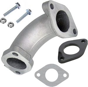 Novo Kit de Tubo de Admissão de Alumínio de 26mm e Junta para Motores <span class=keywords><strong>110cc</strong></span> 125cc 140cc 150cc para Lifan YX TaoTao ATV e Motores de Terra - Product Image 1
