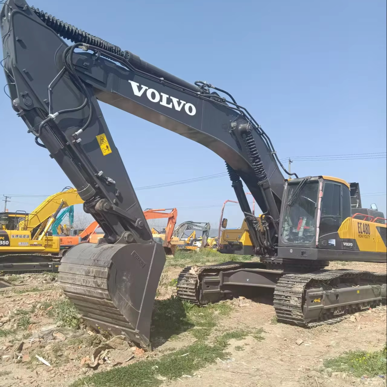 VoLvoEC480 экскаватор Тяжелая машина для продажи молотковая дробилка тачка б/у техника