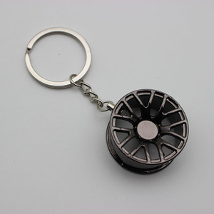 Porte-clés universel de voiture en métal, accessoire automobile, Mini pneu, carénage de roue, jante - Product Image 5