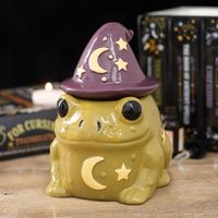 Brûleur d'huile de crapaud magique |   Diffuseur d'aromathérapie en céramique |   Décoration parfumée pour la maison |   Pas d'arrêt automatique