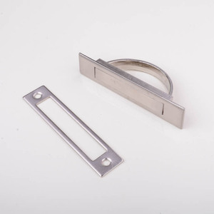 Tirador de Gabinete Giratorio Oculto de 86 mm, Diseño Minimalista en Aleación de Zinc Cepillado - Product Image 2