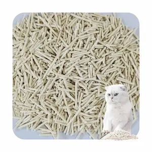 All Natural Eco-Friendly Dust Free 2.0mm strip shape Cat Litter Quickly Clumping Odor Control Flushable Tofu Cat Litter sand