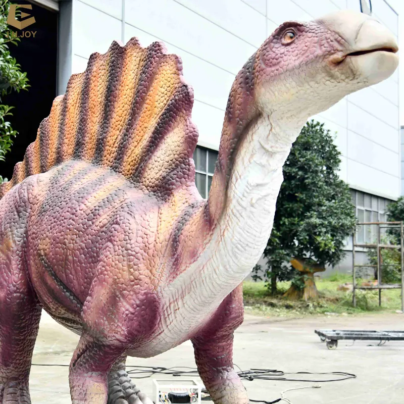 CCAD04 Zigong ผู้จัดจำหน่ายไดโนเสาร์ Animatronic 3d Ouranosaurus รุ่นสำหรับสวนสาธารณะ